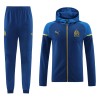 Olympique Marseille Hooded Trainingsjacke 2023-24 Marine Für Herren